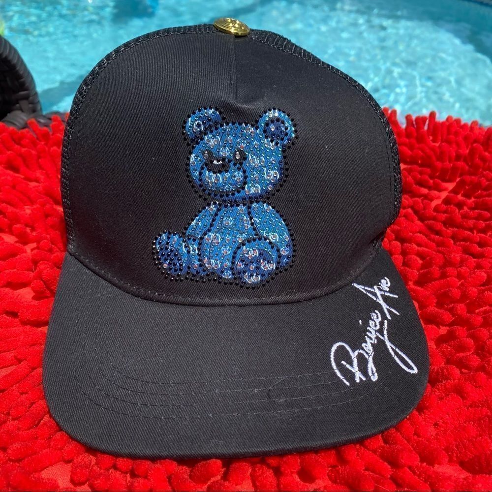 BOURGEOIS AVENUE Paris Rhinestone Teddy Bear Hat